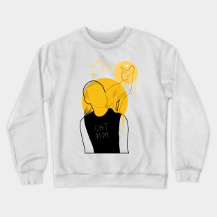 Cat mom Crewneck Sweatshirt